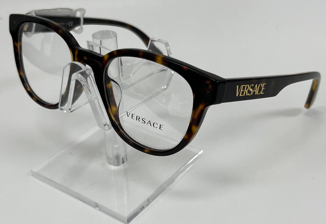 Unisex designer frame with keyhole bridge and bold branding