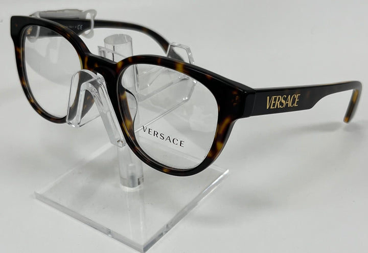 Unisex designer frame with keyhole bridge and bold branding