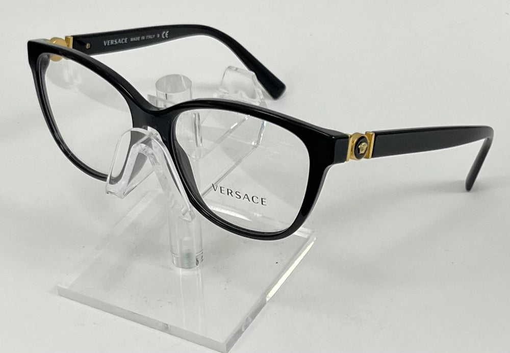 Versace MOD 3273 designer eyeglass frame with gold Medusa detail
