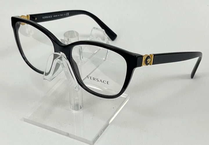 Versace MOD 3273 designer eyeglass frame with gold Medusa detail