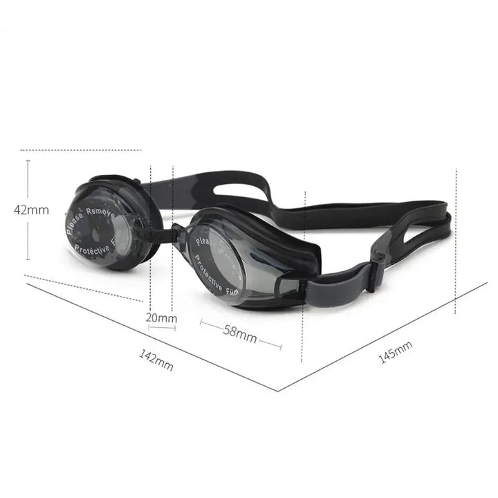 Gafas de natación con diseño ergonómico para hombres.