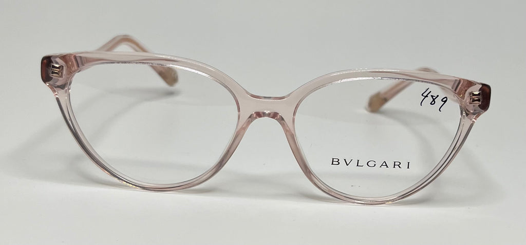 Bulgari eyeglasses on a white background