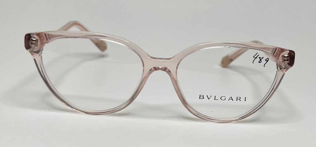 Bulgari eyeglasses on a white background