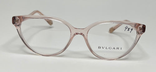 Bulgari eyeglasses on a white background