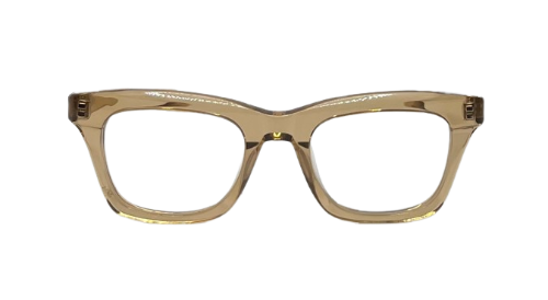 Clear eyeglasses on a transparent background