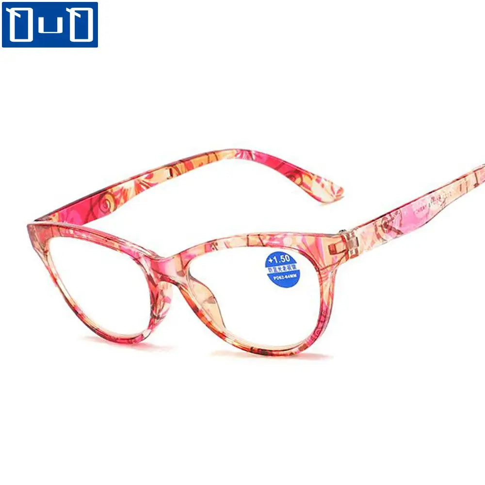 Blue Light Reading Glasses Floral Print