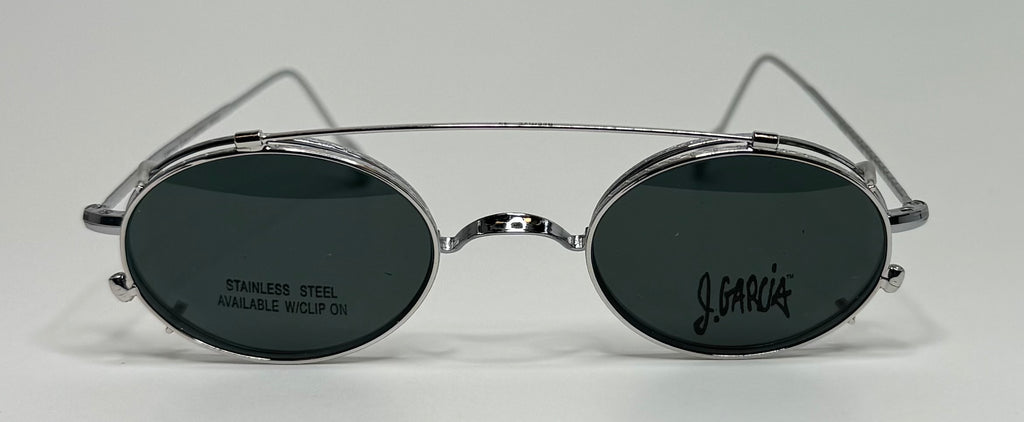 J. Garcia Beehive — Vintage Italian Stainless Steel Sunglasses (1990s)