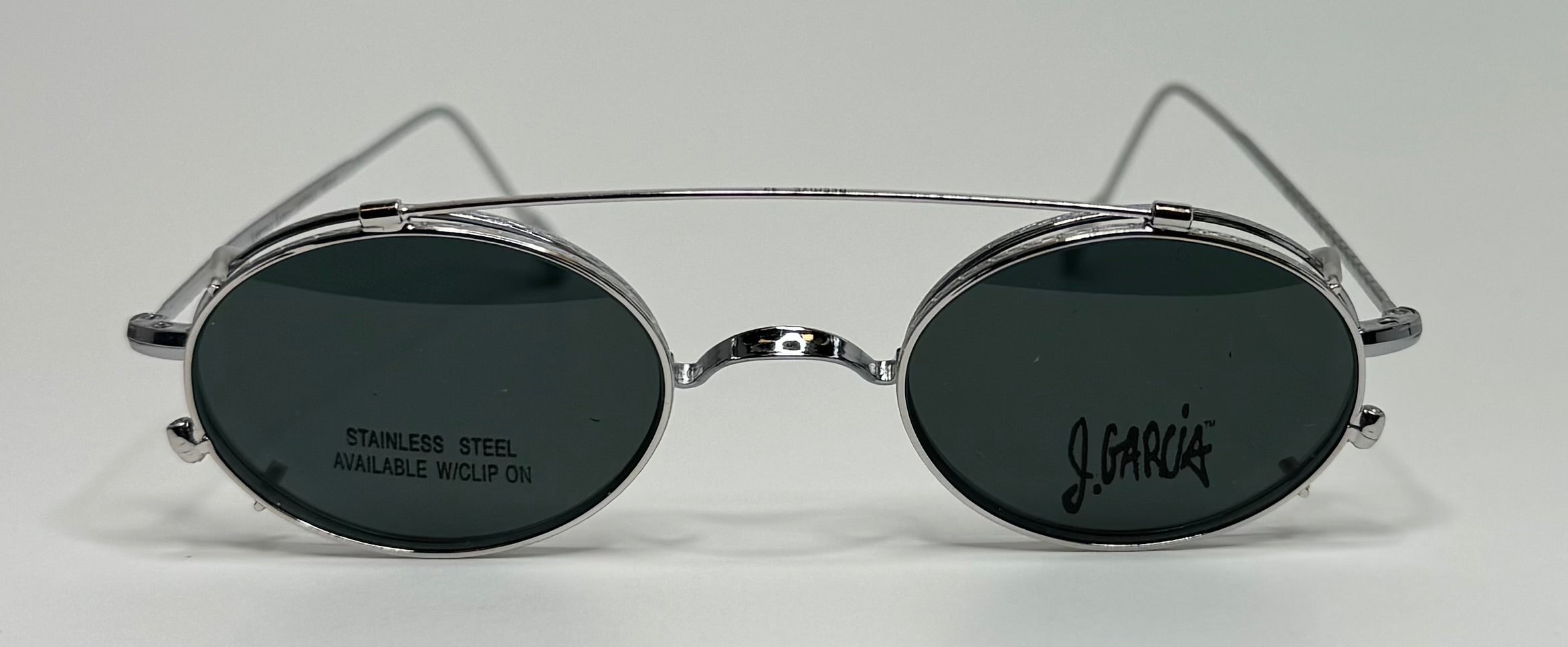 J. Garcia Beehive — Vintage Italian Stainless Steel Sunglasses (1990s)