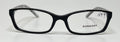 Black Burberry eyeglasses on a white background