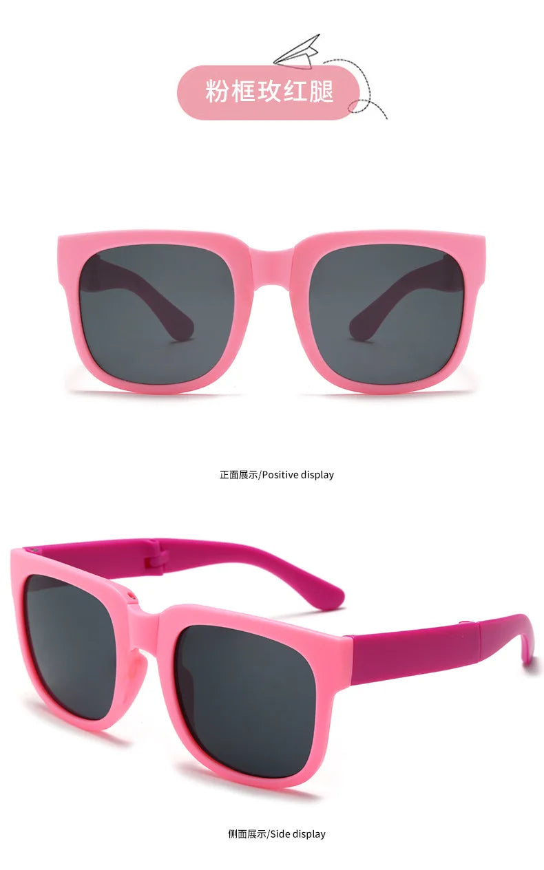 Colorful Folding Sunglasses for Kids