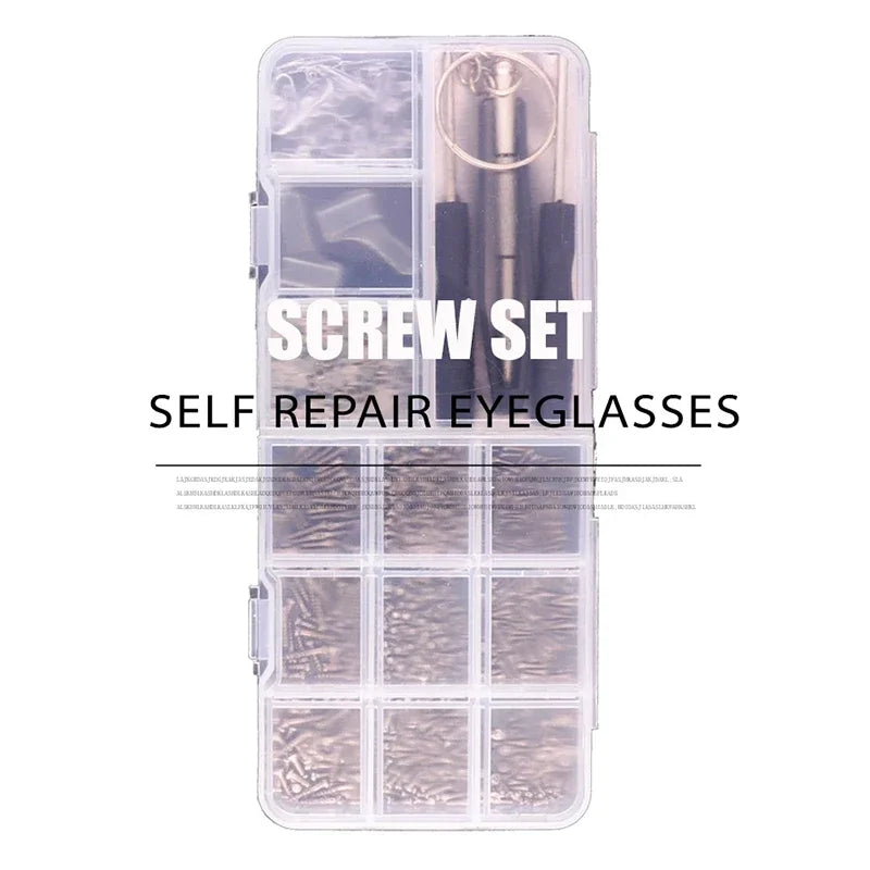 500pc Glasses Repair Kit