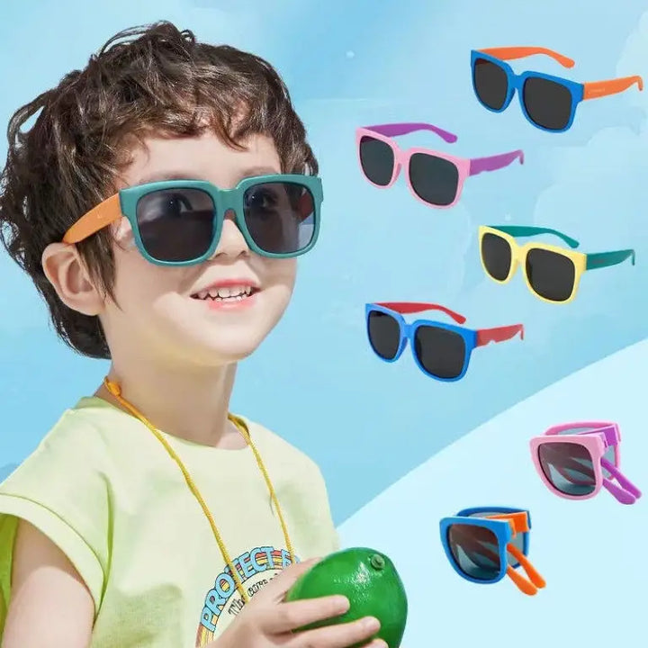 Colorful Folding Sunglasses for Kids