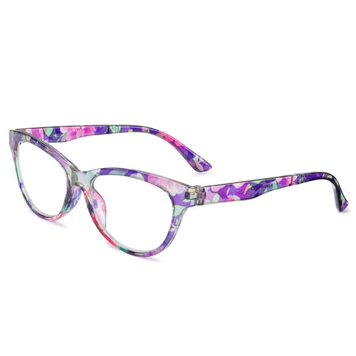 Blue Light Reading Glasses Floral Print